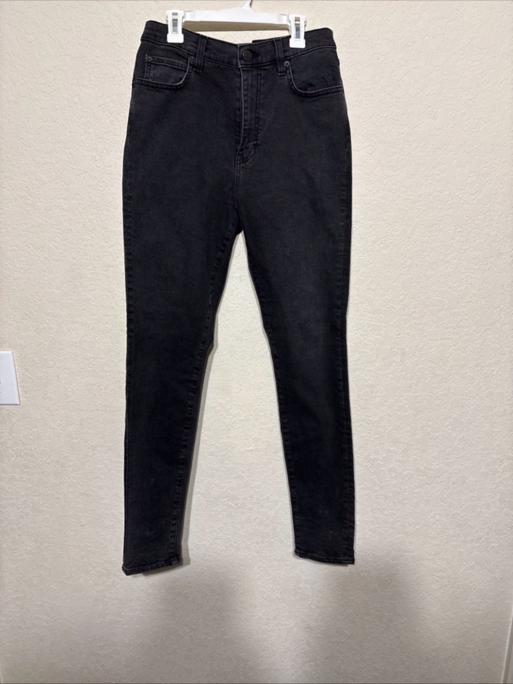 6397 black denim Women's High-Rise Skinny Jeans